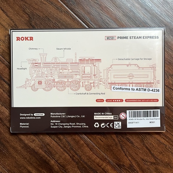 NWT - ROKR Steam Engine Model - Picture 2 of 4